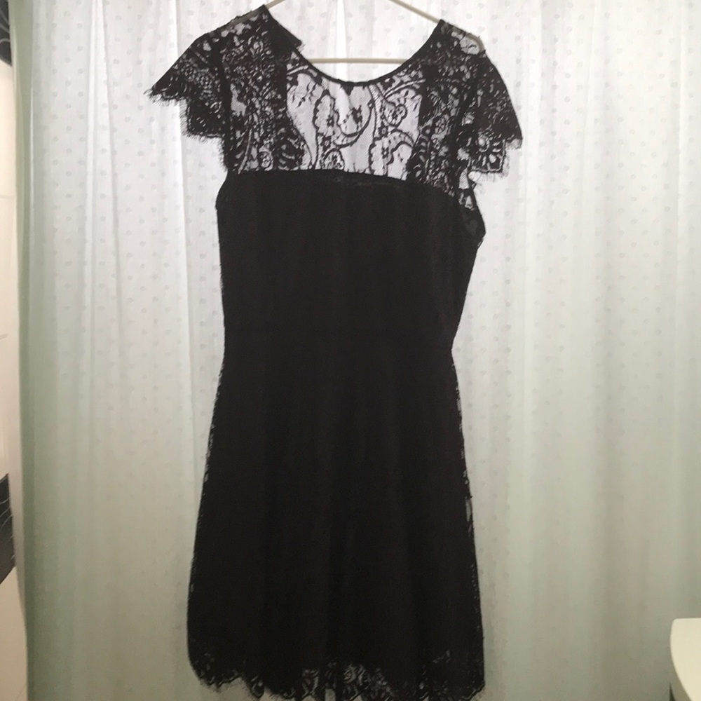 Chocolate brown lace dress (only worn once)